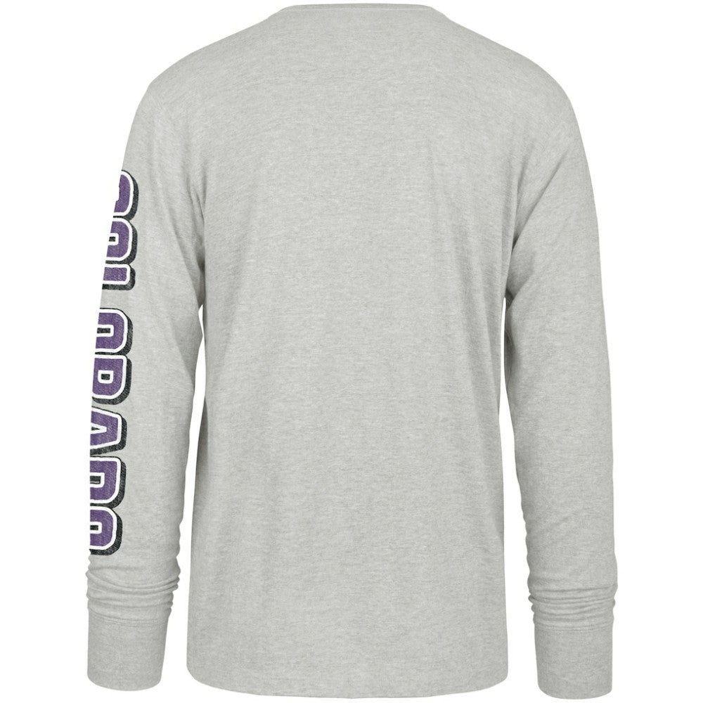 Colorado Rockies '47 Fair Ball Franklin Long Sleeve T-Shirt - Gray - 47 brand Online