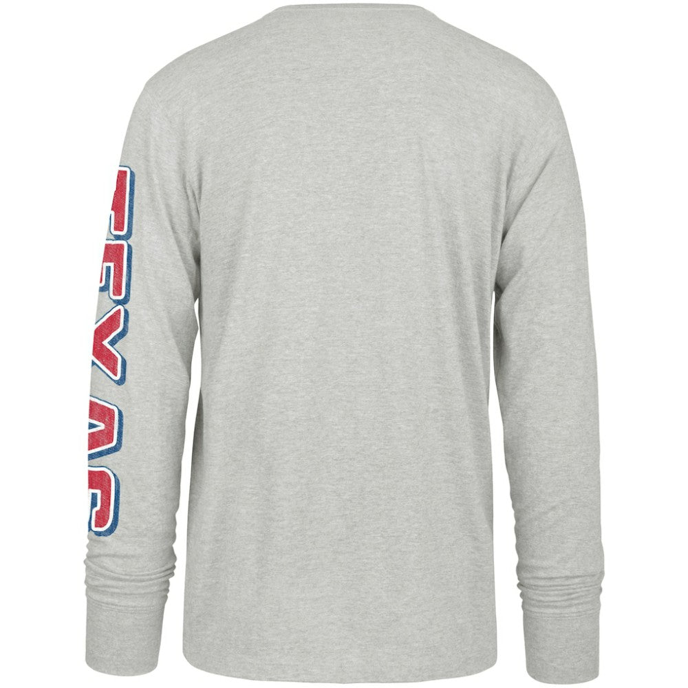 Texas Rangers '47 Fair Ball Franklin Long Sleeve T-Shirt - Gray - 47 brand Sale
