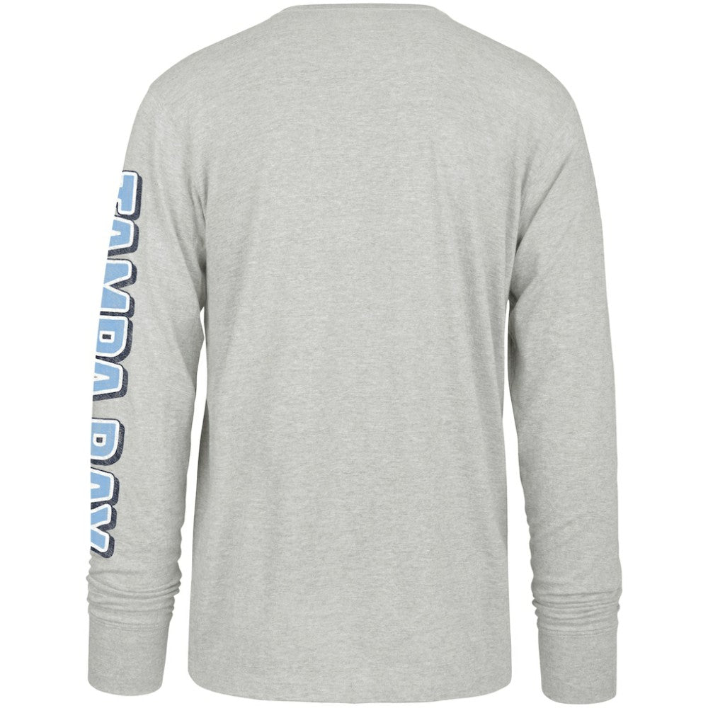 Tampa Bay Rays '47 Fair Ball Franklin Long Sleeve T-Shirt - Gray - 47 brand Lifestyle