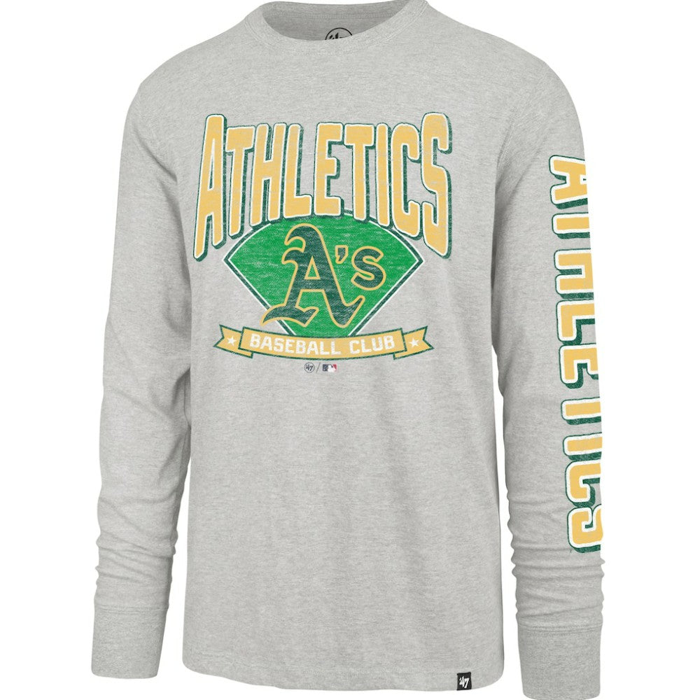 Athletics '47 Fair Ball Franklin Long Sleeve T-Shirt - Gray - 47 brand Online