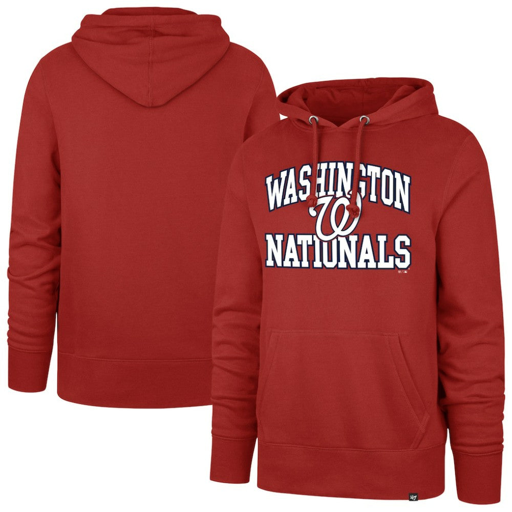 Washington Nationals '47  Velocity Headline Pullover Hoodie - Red - 47 brand Sale