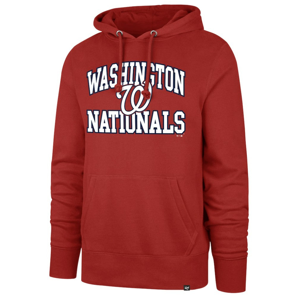 Washington Nationals '47  Velocity Headline Pullover Hoodie - Red - 47 brand Sale