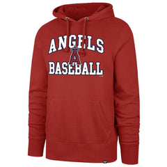 Los Angeles Angels '47  Velocity Headline Pullover Hoodie - Red - 47 brand on Sale