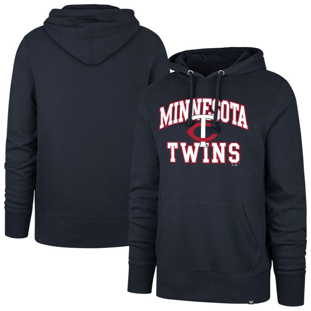 Minnesota Twins '47  Velocity Headline Pullover Hoodie - Navy - 47 brand on Sale