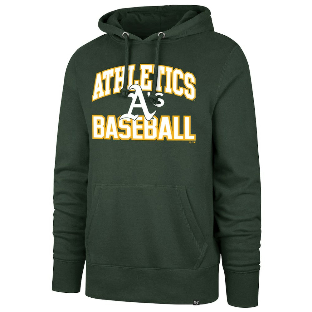 Athletics '47  Velocity Headline Pullover Hoodie - Green - 47 brand Lifestyle
