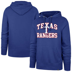 Texas Rangers '47  Velocity Headline Pullover Hoodie - Royal - 47 brand Online