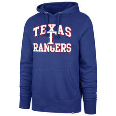 Texas Rangers '47  Velocity Headline Pullover Hoodie - Royal - 47 brand Online