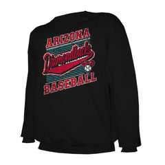 Arizona Diamondbacks Stitches Lightweight Crew Sweatshirt - Black - MLB Discount