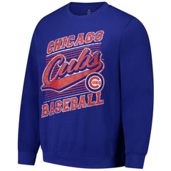 Chicago Cubs Stitches Lightweight Crew Sweatshirt - Royal - MLB Online