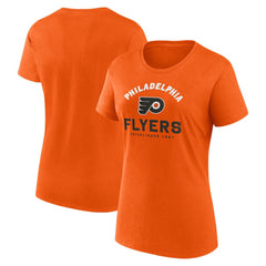 Philadelphia Flyers Logo Athletic Women's Unrivaled T-Shirt - Orange - NHL 202179621