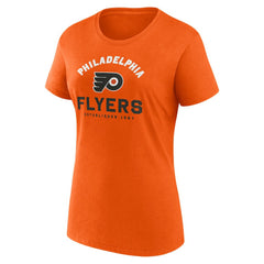 Philadelphia Flyers Logo Athletic Women's Unrivaled T-Shirt - Orange - NHL 202179621