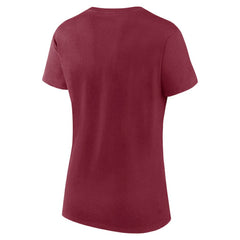 Colorado Avalanche Logo Athletic Women's Unrivaled T-Shirt - Burgundy - NHL 202179627