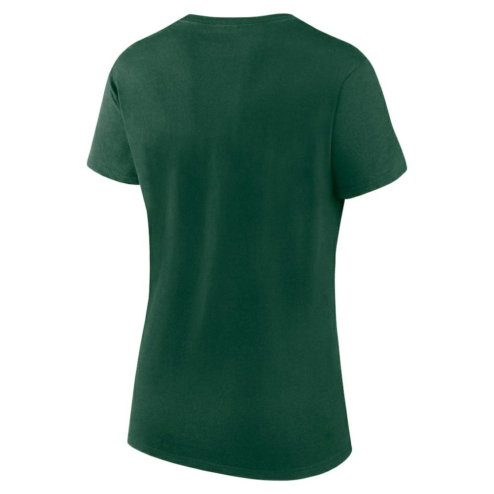 Minnesota Wild Logo Athletic Women's Unrivaled T-Shirt - Green - NHL 202179628