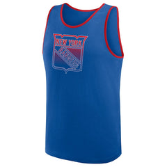 New York Rangers Logo Athletic Unmatched Success Tank Top - Blue - NHL 202179675