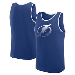 Tampa Bay Lightning Logo Athletic Unmatched Success Tank Top - Blue - NHL 202179686