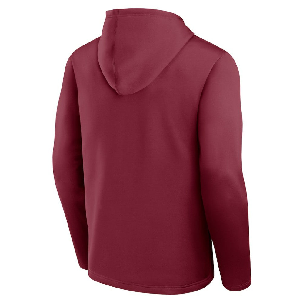 Colorado Avalanche Logo Athletic Head Start Pullover Hoodie - Burgundy - NHL 202179741
