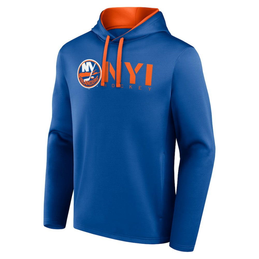 New York Islanders Logo Athletic Head Start Pullover Hoodie - Royal - NHL 202179745