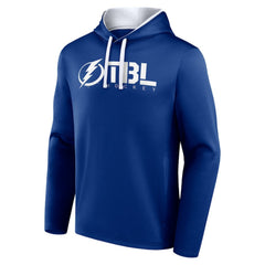 Tampa Bay Lightning Logo Athletic Head Start Pullover Hoodie - Blue - NHL 202179748