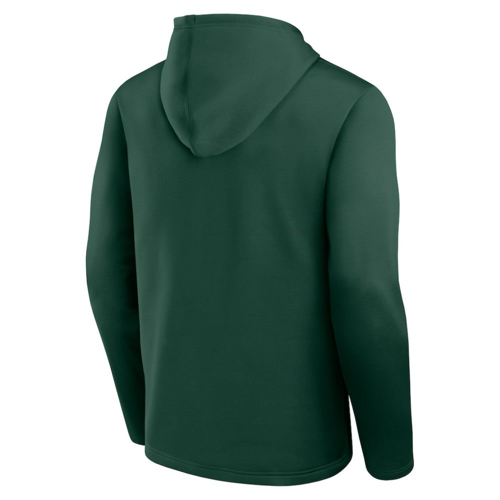 Minnesota Wild Logo Athletic Head Start Pullover Hoodie - Green - NHL 202179753