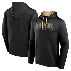 Vegas Golden Knights Logo Athletic Head Start Pullover Hoodie - Black - NHL 202179760
