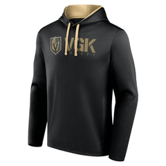 Vegas Golden Knights Logo Athletic Head Start Pullover Hoodie - Black - NHL 202179760