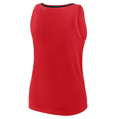 New Jersey Devils Logo Athletic Women's Stellar Win V-Neck Tank Top - Red - NHL 202179787