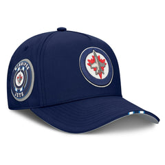 Winnipeg Jets Fanatics 2025 NHL Draft Authentic Pro On-Stage Podium A-Frame Adjustable Hat - Navy - NHL 202180000