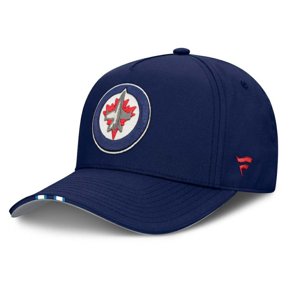 Winnipeg Jets Fanatics 2025 NHL Draft Authentic Pro On-Stage Podium A-Frame Adjustable Hat - Navy - NHL 202180000