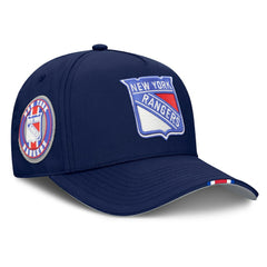 New York Rangers Fanatics 2025 NHL Draft Authentic Pro On-Stage Podium A-Frame Adjustable Hat - Navy - NHL 202180013
