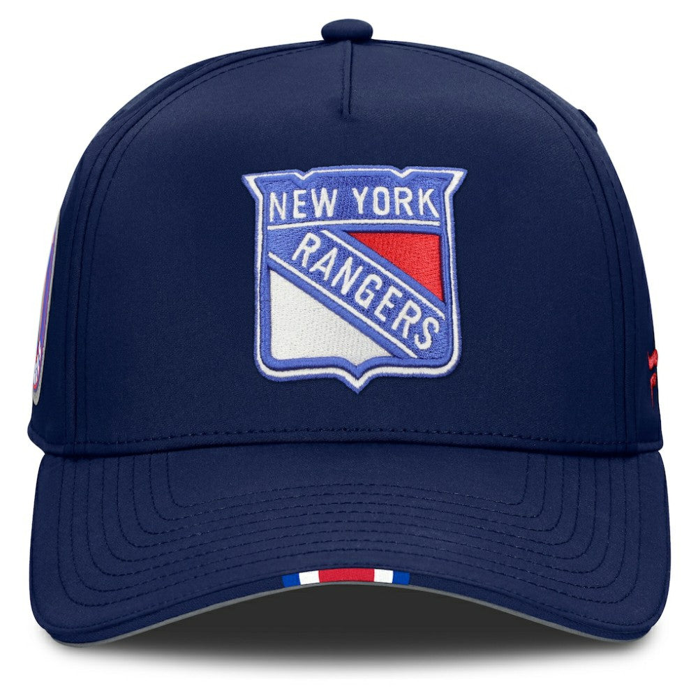 New York Rangers Fanatics 2025 NHL Draft Authentic Pro On-Stage Podium A-Frame Adjustable Hat - Navy - NHL 202180013