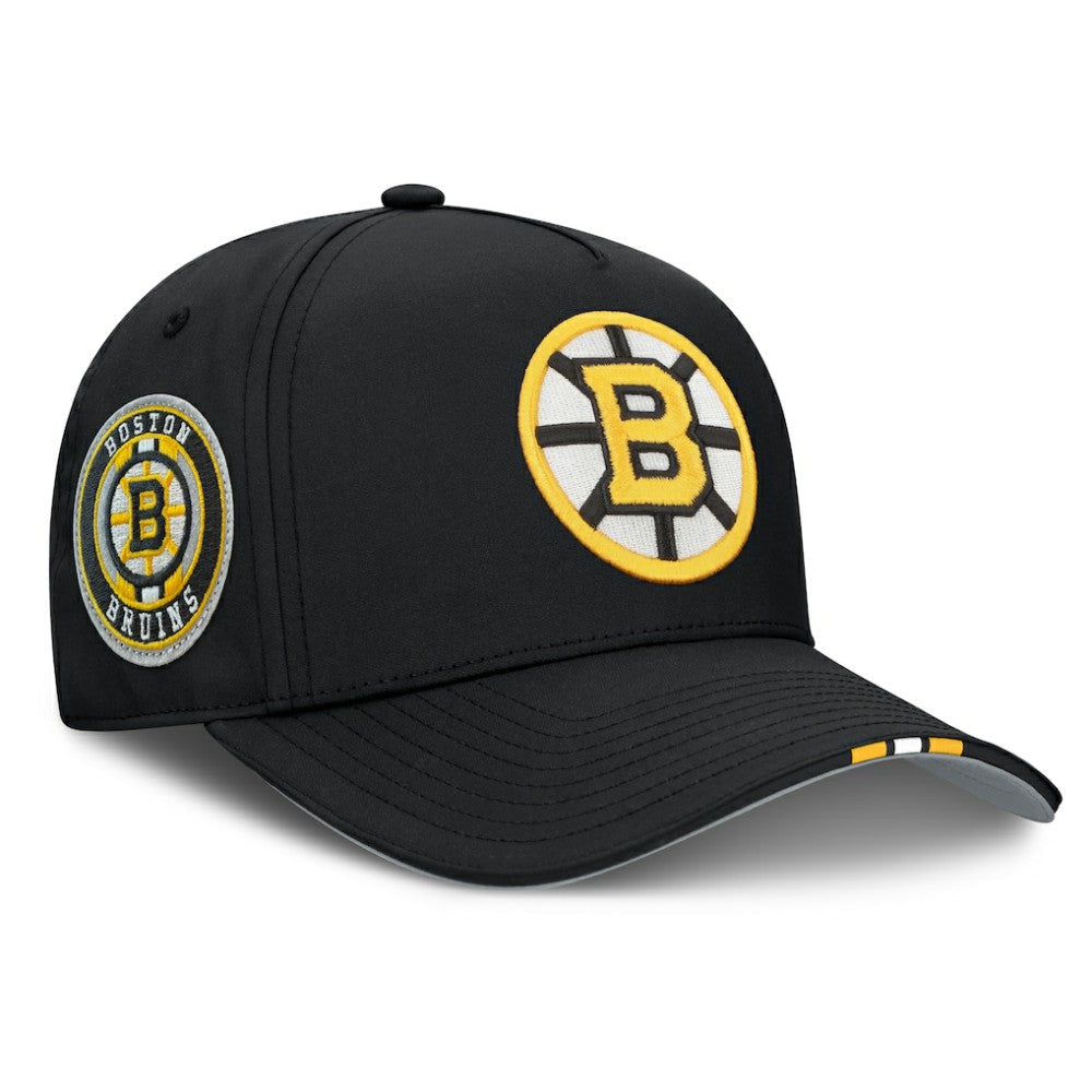Boston Bruins Fanatics 2025 NHL Draft Authentic Pro On-Stage Podium A-Frame Adjustable Hat - Black - NHL 202180021