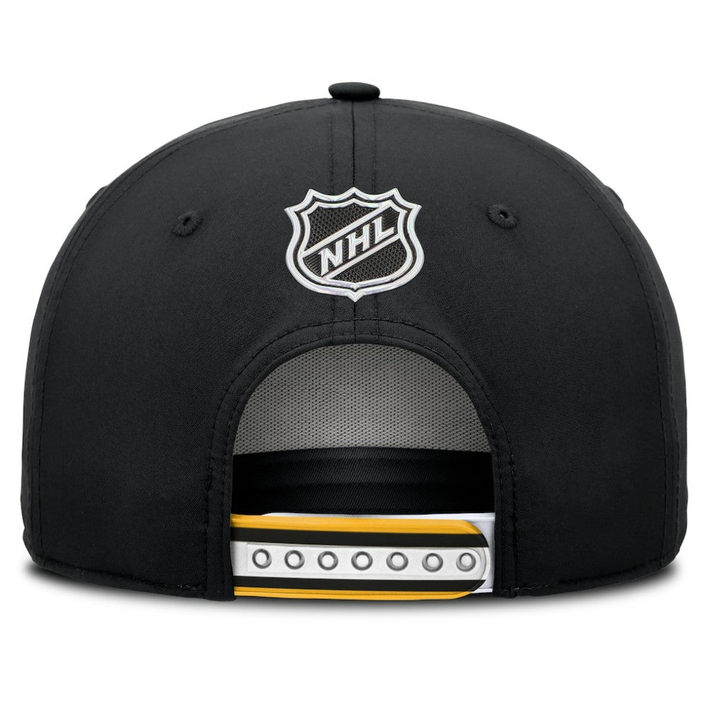 Boston Bruins Fanatics 2025 NHL Draft Authentic Pro On-Stage Podium A-Frame Adjustable Hat - Black - NHL 202180021