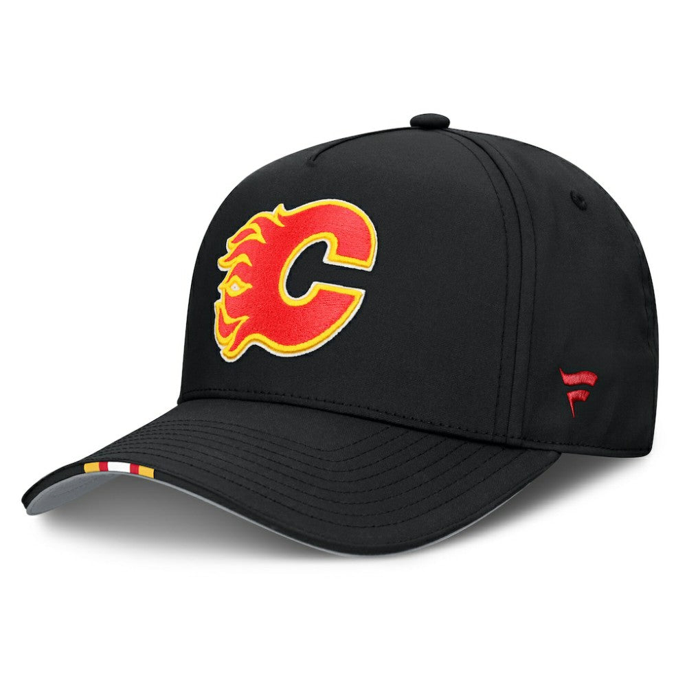 Calgary Flames Fanatics 2025 NHL Draft Authentic Pro On-Stage Podium A-Frame Adjustable Hat - Black - NHL 202180023