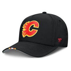 Calgary Flames Fanatics 2025 NHL Draft Authentic Pro On-Stage Podium A-Frame Adjustable Hat - Black - NHL 202180023