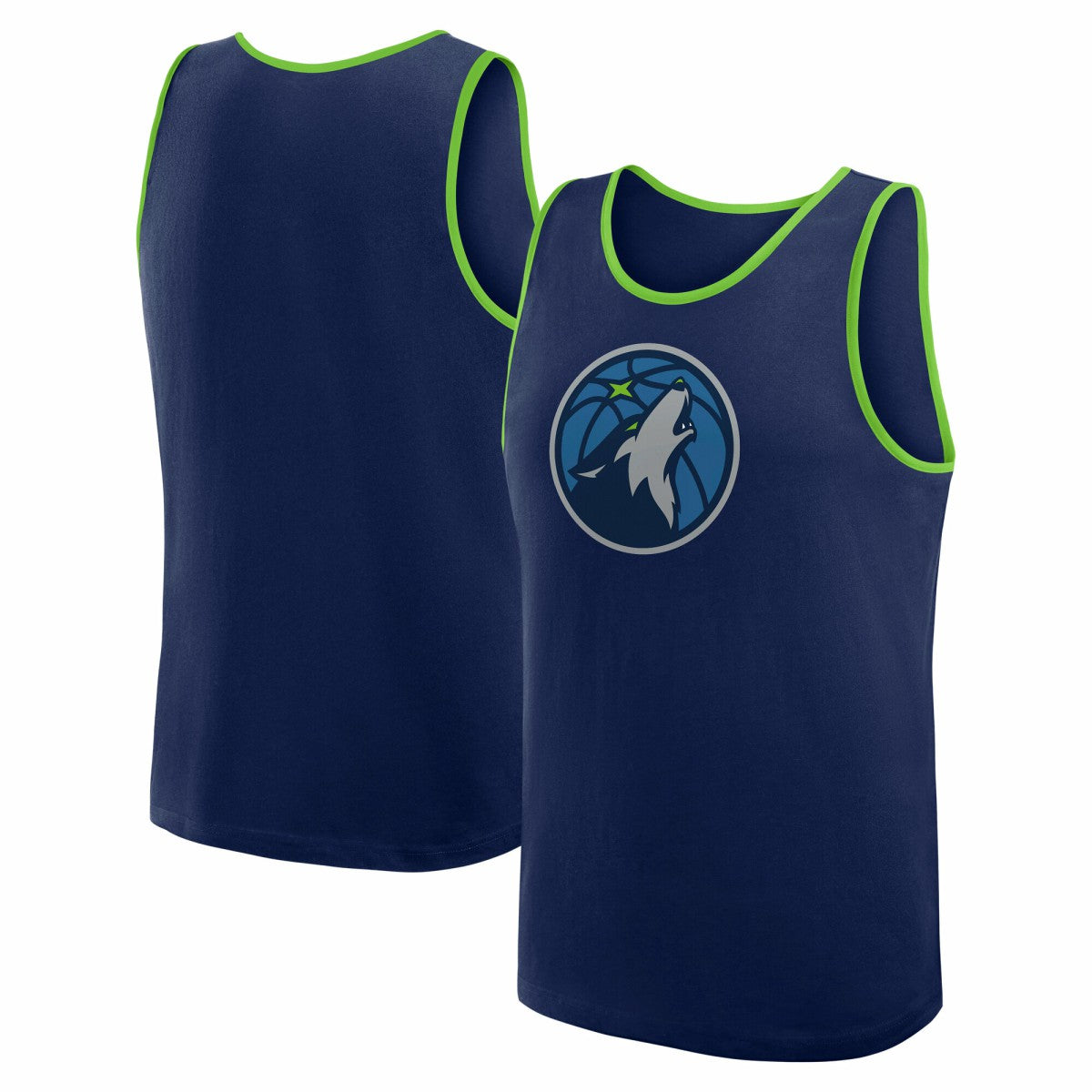 Minnesota Timberwolves Logo Athletic Unmatched Success Tank Top Navy