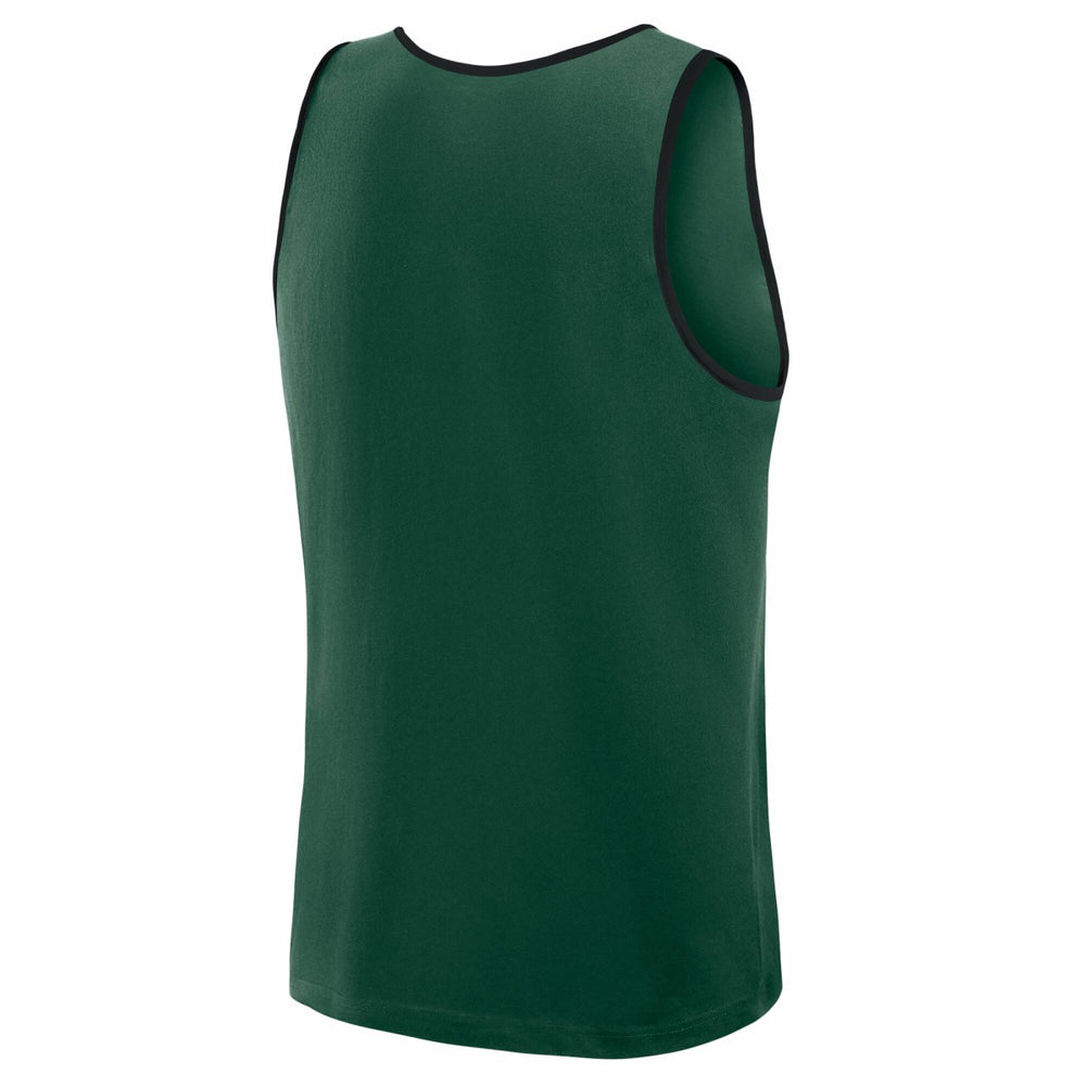 Milwaukee Bucks Logo Athletic Unmatched Success Tank Top Hunter Green