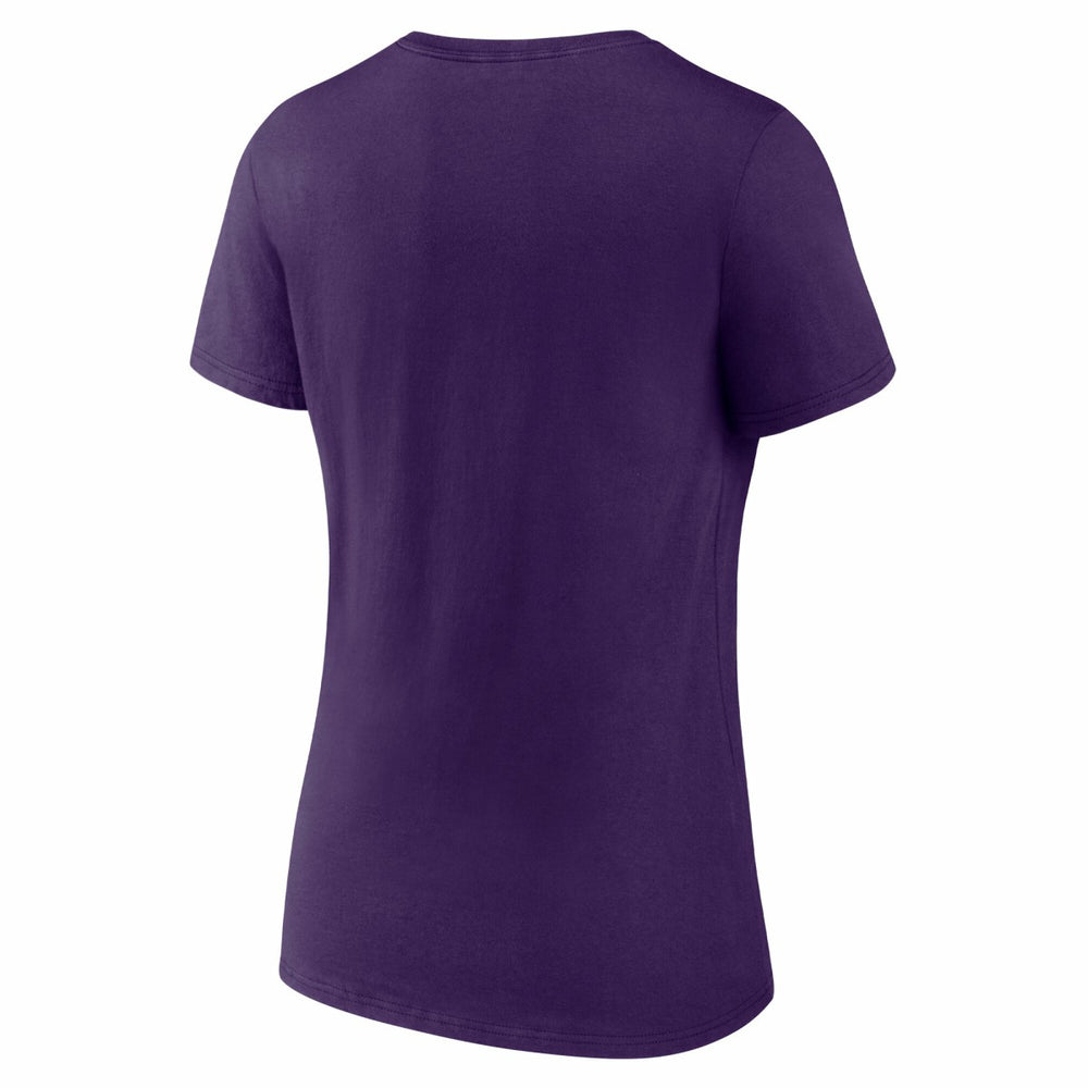 Phoenix Suns Logo Athletic Women's Unrivaled V-Neck T-Shirt Purple