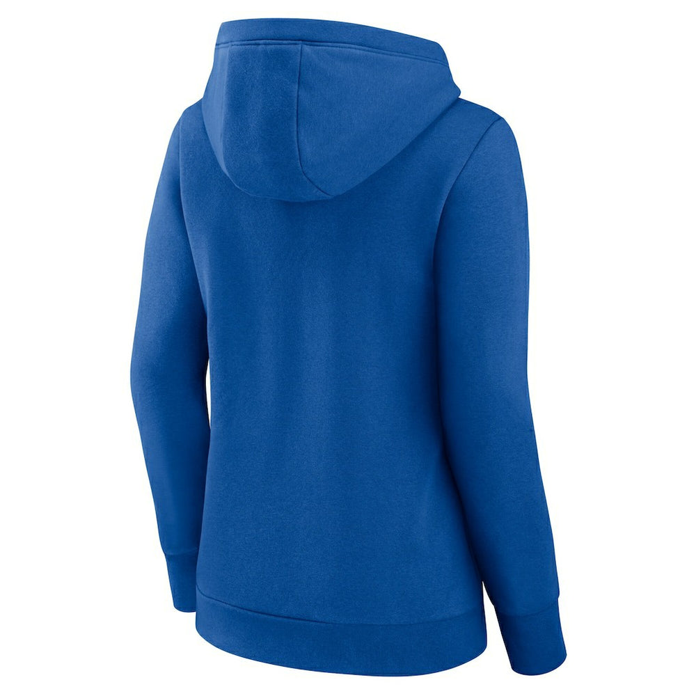 Philadelphia 76ers Logo Athletic Women's Triumphant V-Neck Pullover Hoodie Royal