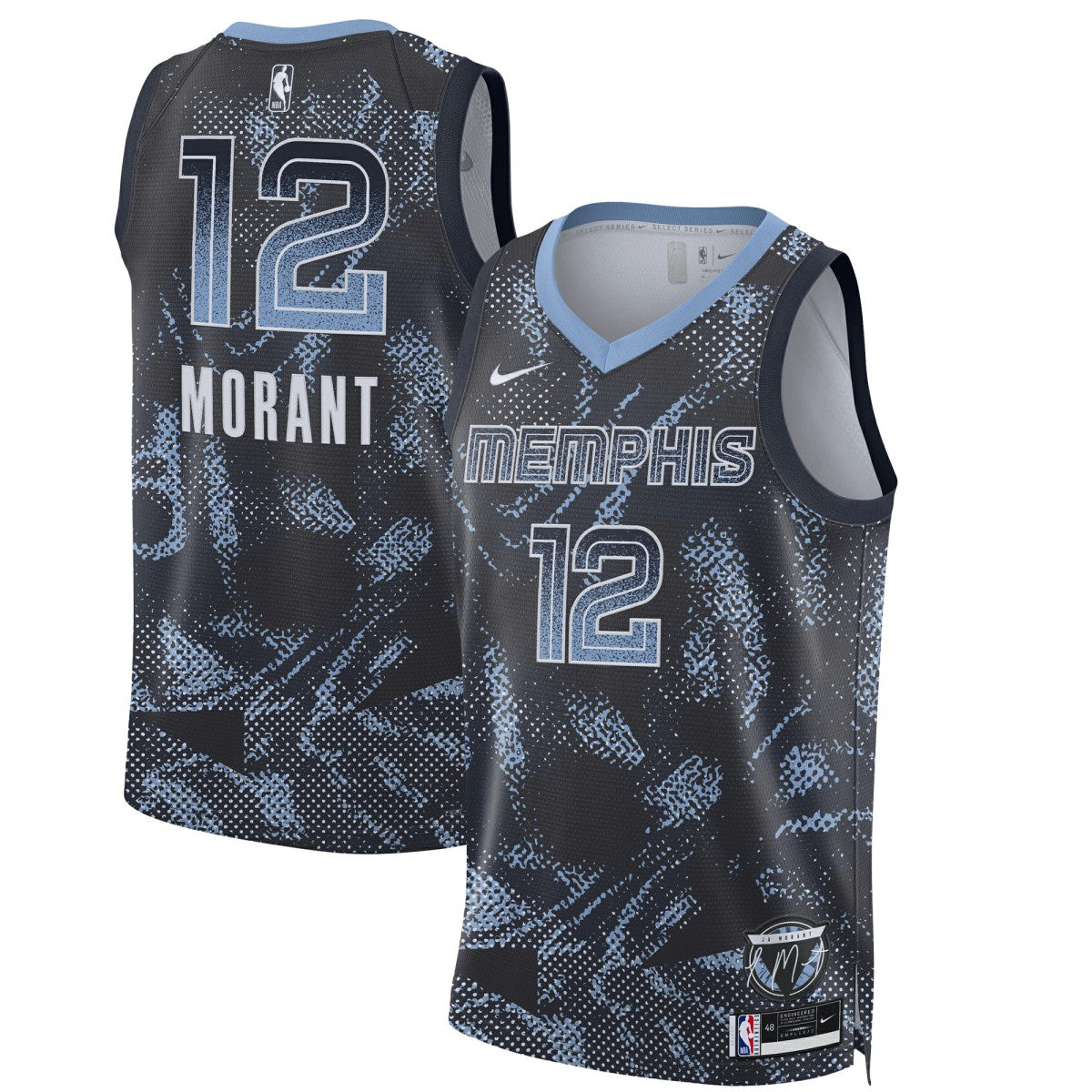 Ja Morant Memphis Grizzlies Unisex 2025 Select Series Swingman Player Jersey Navy | Nike discount