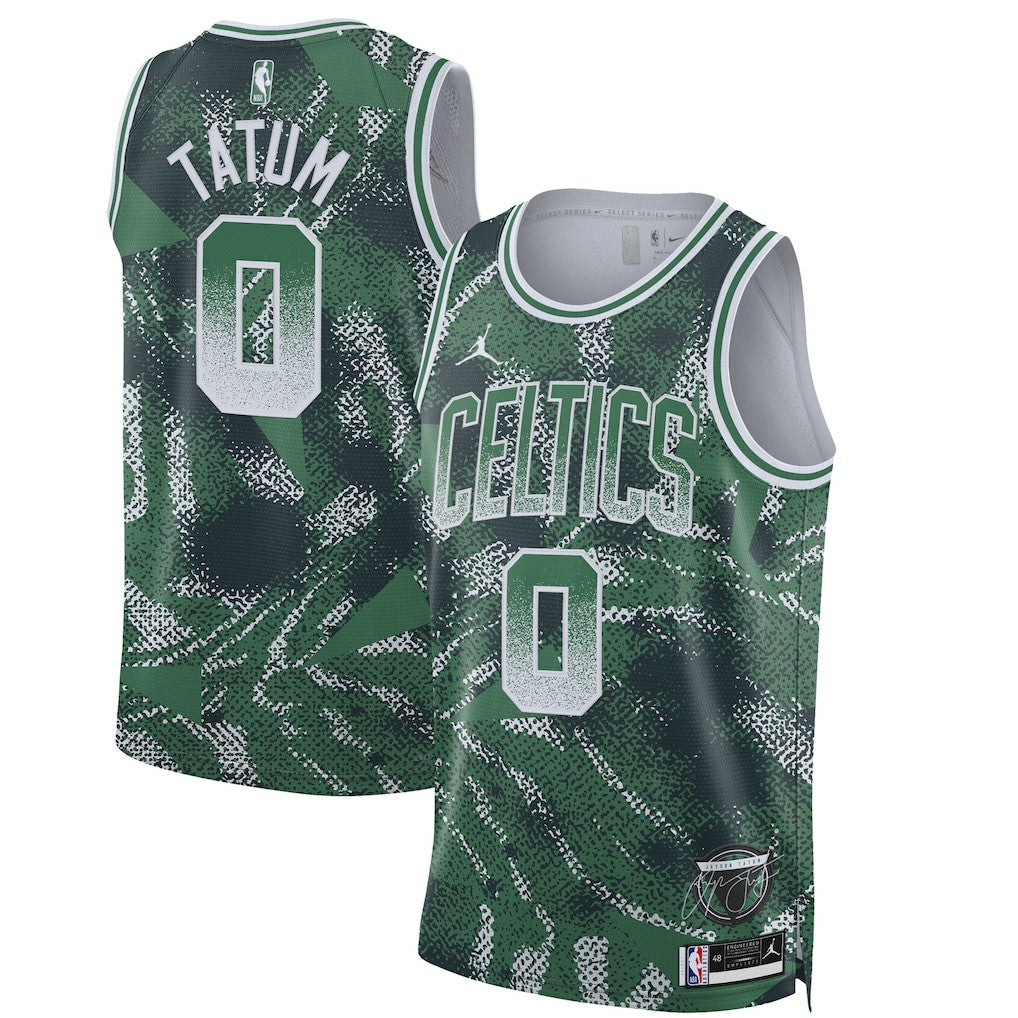 Jayson Tatum Boston Celtics Unisex 2025 Select Series Swingman Player Jersey Green | Nike Lifestyle