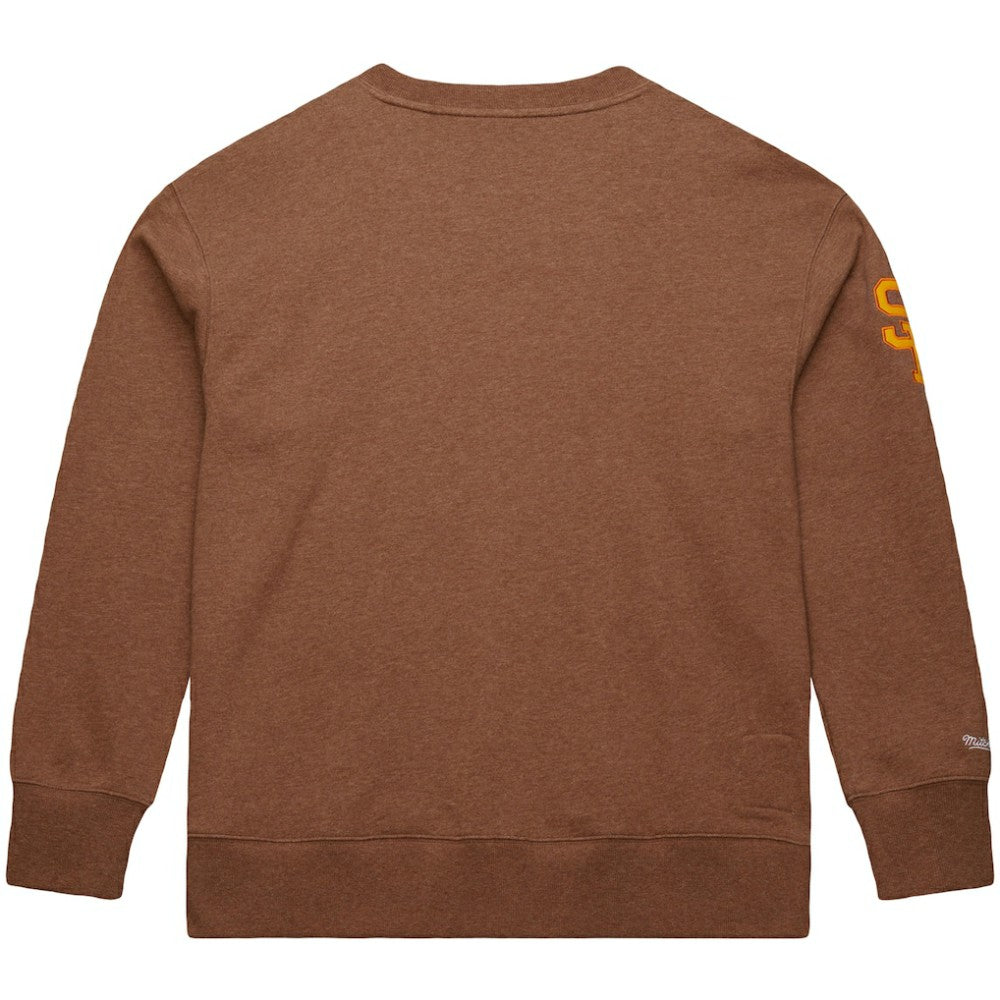 Tony Gwynn San Diego Padres Mitchell & Ness Legends Collection Vintage Logo Name & Number Fleece Pullover Sweatshirt - Brown - Mitchell & Ness Lifestyle