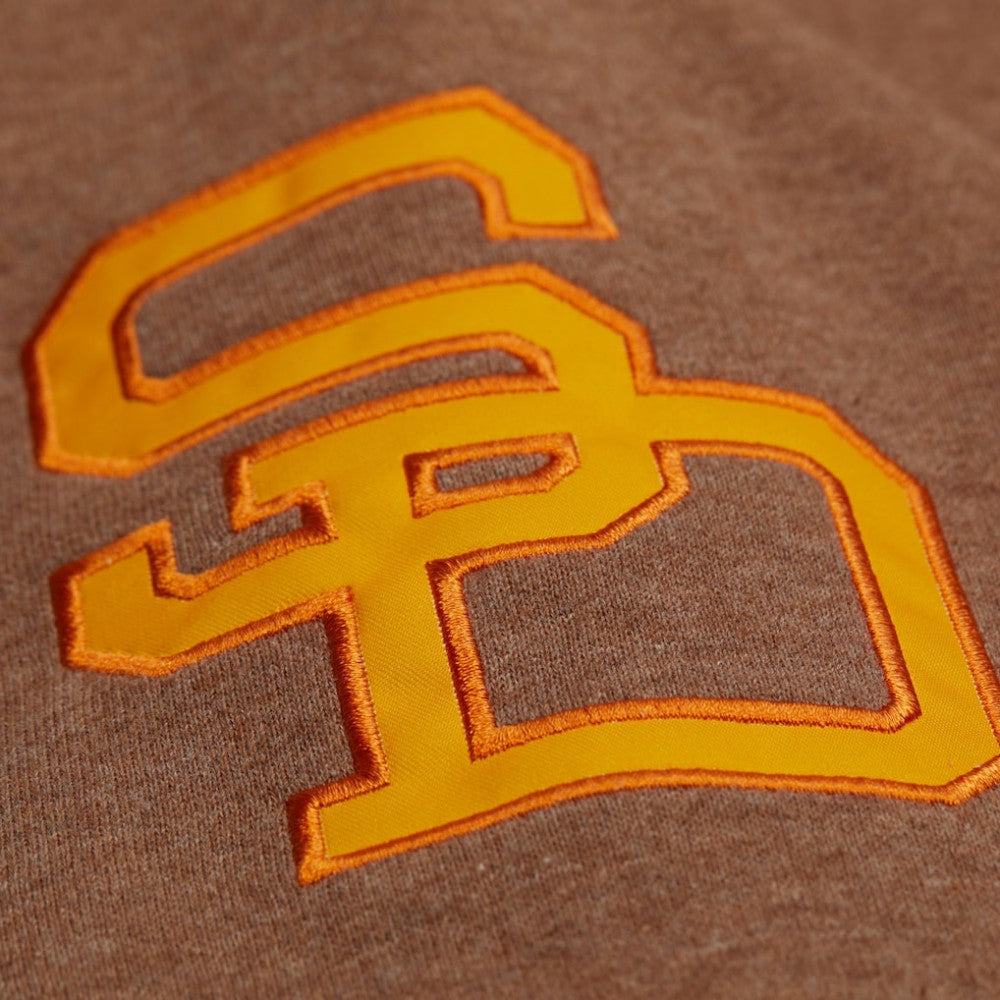 Tony Gwynn San Diego Padres Mitchell & Ness Legends Collection Vintage Logo Name & Number Fleece Pullover Sweatshirt - Brown - Mitchell & Ness Lifestyle