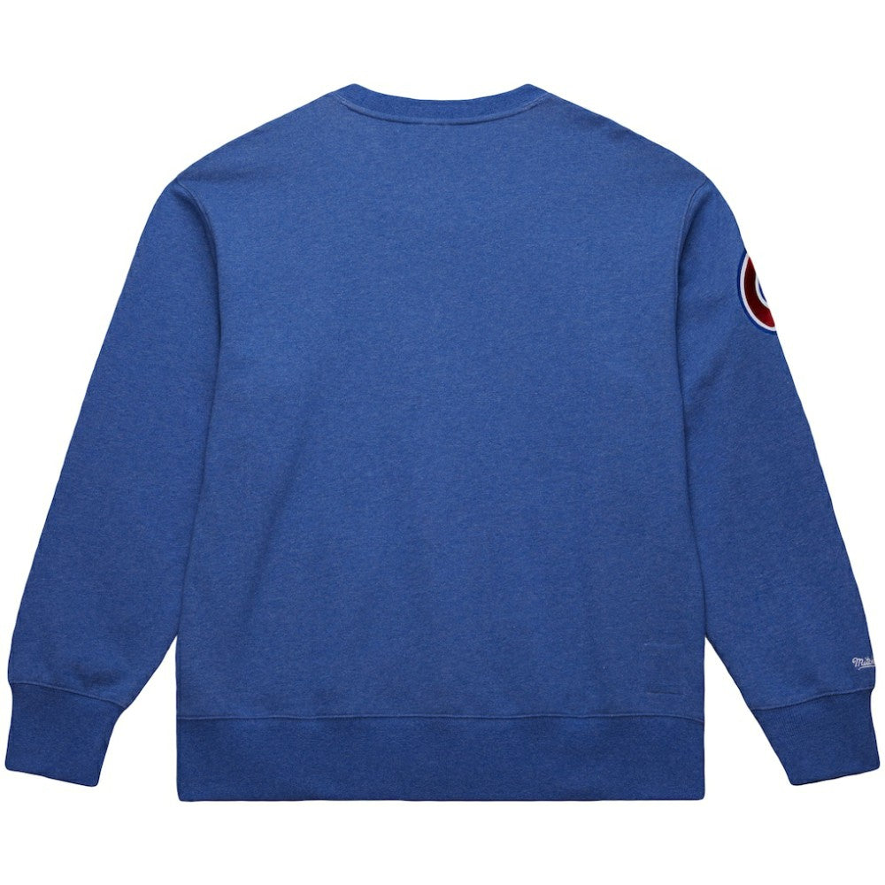 Hank Aaron Atlanta Braves Mitchell & Ness Legends Collection Vintage Logo Fleece Name & Number Pullover Sweatshirt - Royal - Mitchell & Ness Lifestyle