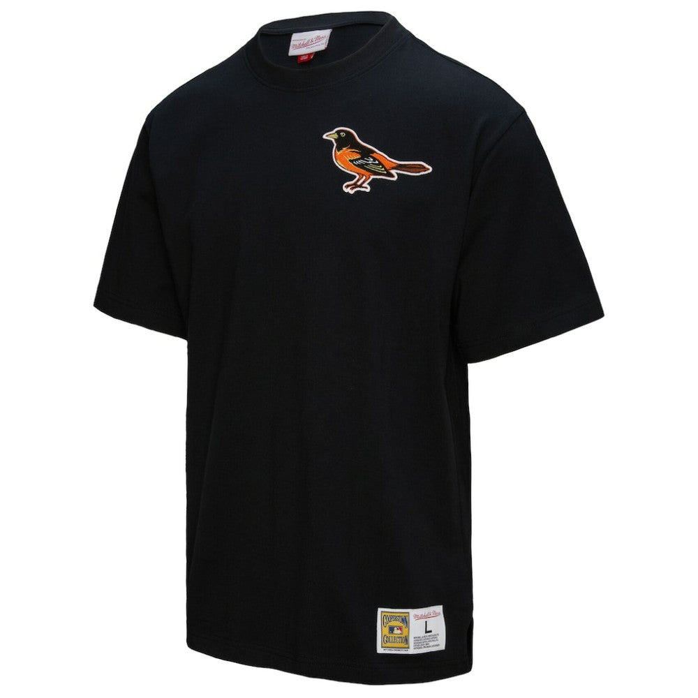 Cal Ripken Jr. Baltimore Orioles Mitchell & Ness Legends Collection Vintage Logo T-Shirt - Black - Mitchell & Ness Discount