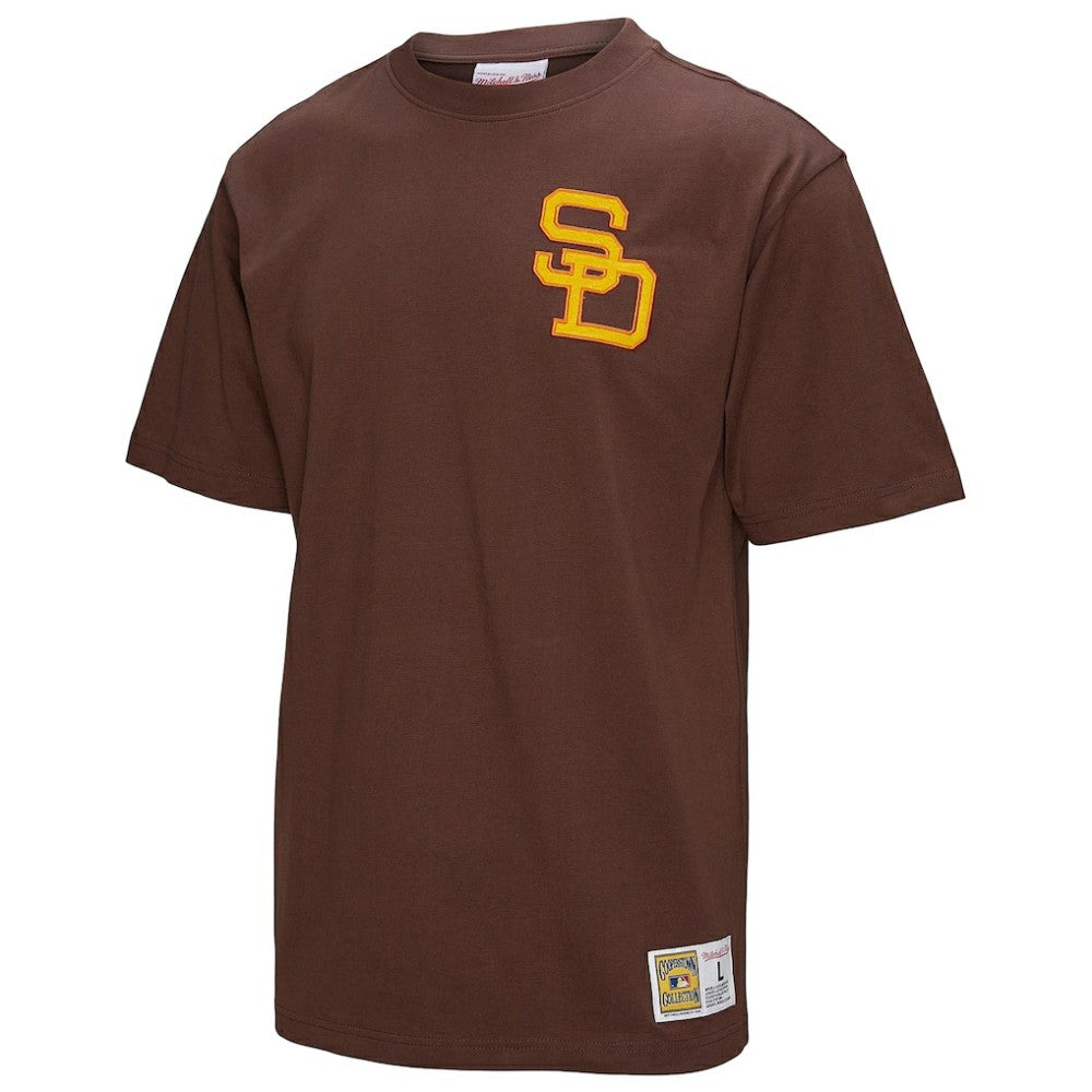 Tony Gwynn San Diego Padres Mitchell & Ness Legends Collection Vintage Logo T-Shirt - Brown - Mitchell & Ness Sale