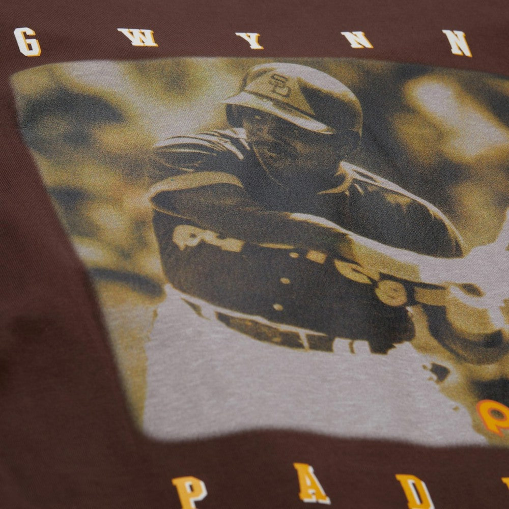Tony Gwynn San Diego Padres Mitchell & Ness Legends Collection Vintage Logo T-Shirt - Brown - Mitchell & Ness Sale