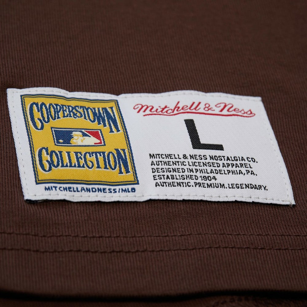 Tony Gwynn San Diego Padres Mitchell & Ness Legends Collection Vintage Logo T-Shirt - Brown - Mitchell & Ness Sale