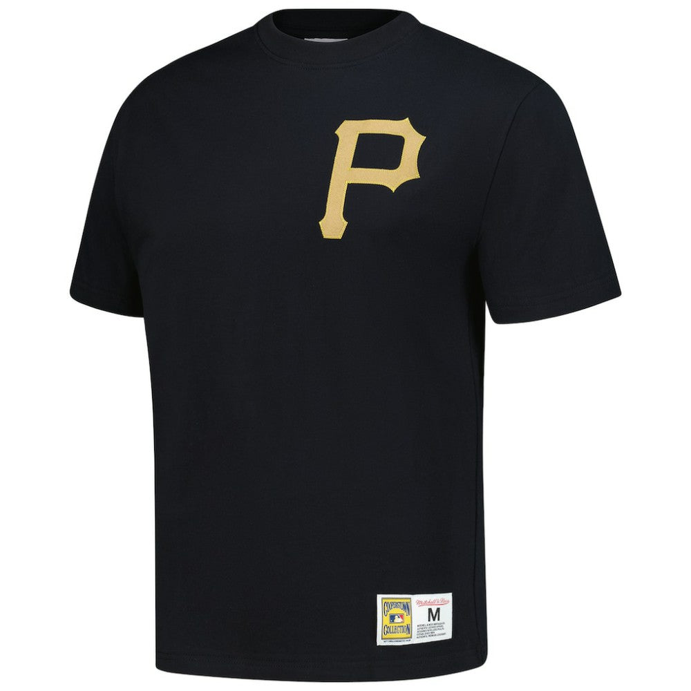 Roberto Clemente Pittsburgh Pirates Mitchell & Ness Legends Collection Vintage Logo T-Shirt - Black - Mitchell & Ness Sale
