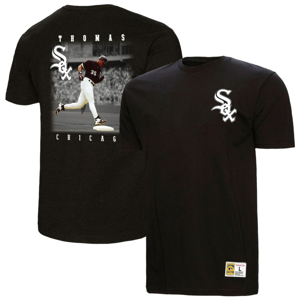 Frank Thomas Chicago White Sox Mitchell & Ness Legends Collection Vintage Logo T-Shirt - Black - Mitchell & Ness Sale