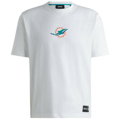 Miami Dolphins Hugo Boss Unisex Brady T-Shirt White